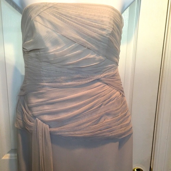 White by Vera Wang formal dress in gray. Size 14 - Picture 6 of 8